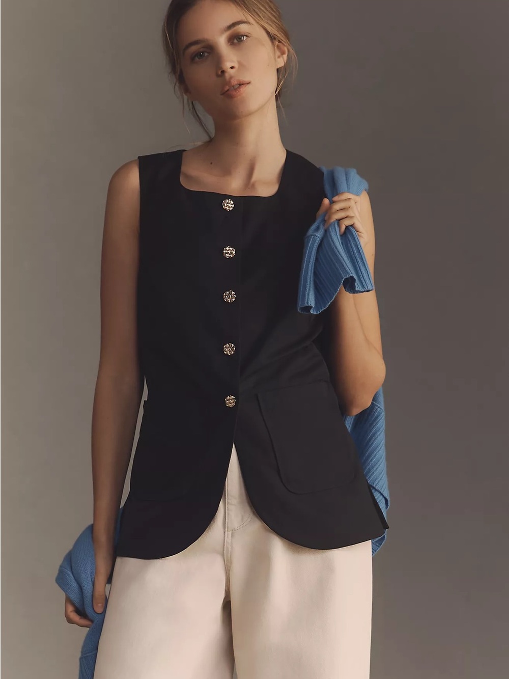 Maeve // Button Front Vest